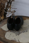 Mame kurogouchi curve low heel non-slip shoes single shoes cowhide Japan MAME-MM22SS AC307-HEI black MM22SS AC307
